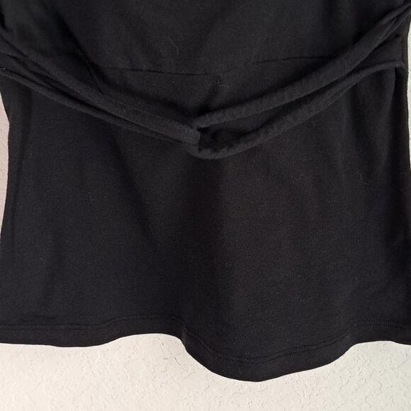 Bebe Y2K Vintage Women’s Black Sleeveless Top Size Small Spider Web Back USA - Picture 3 of 9